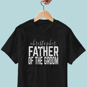 Personalisiertes Hochzeits-T-Shirt für den Vater d T-Shirt