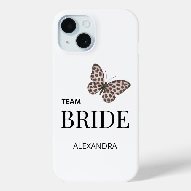 Personalisiertes Hochzeitsdesign für die Braut Case-Mate iPhone Hülle (Rückseite)