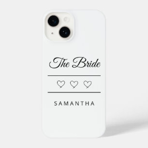 Personalisiertes Hochzeitsdesign für die Braut iPhone 14 Hülle