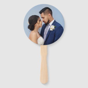 Personalisiertes Hochzeitsfoto für Paare Fächer