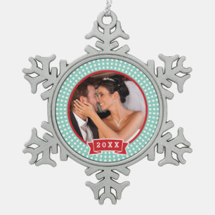 Personalisiertes HochzeitsFoto Keepake Ornament