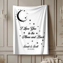 Personalisiertes Hochzeitsgeschenk, bis zum Mond u