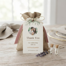 Personalisiertes Hochzeitsgeschenk-Tag | Rustikale