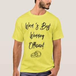 Personalisiertes Hochzeitsgeschenk von Verwandten T-Shirt
