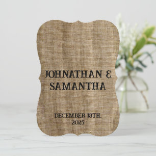 Personalisiertes Hochzeitspaziermuster