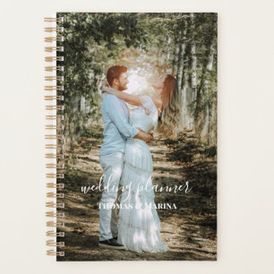 Personalisiertes Hochzeitsportrait Moderne Kalligr Planer