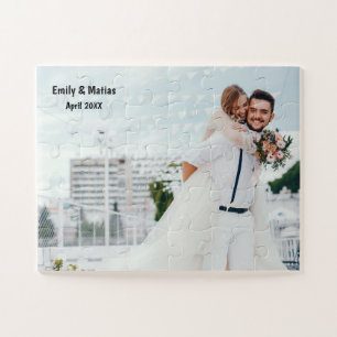 Personalisiertes Hochzeitsspiel-Foto-Puzzle