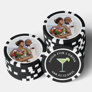 Personalisiertes HochzeitsstipenFoto gut für ein G Pokerchips