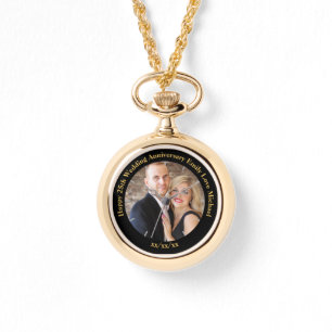 Personalisiertes Hochzeitstag FOTO maßgeschneidert Armbanduhr