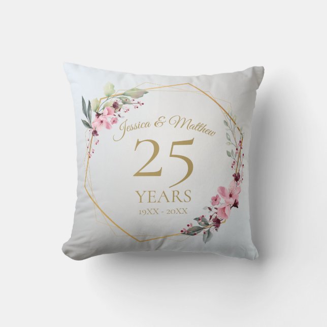 Personalisiertes Hochzeitstipendium Kissen (Vorderseite)