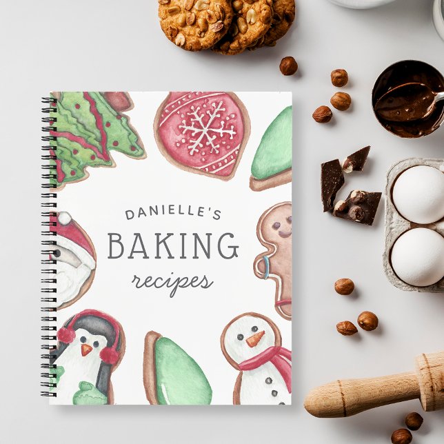 Personalisiertes Holiday Cookie Backrezeption Notizbuch (Von Creator hochgeladen)