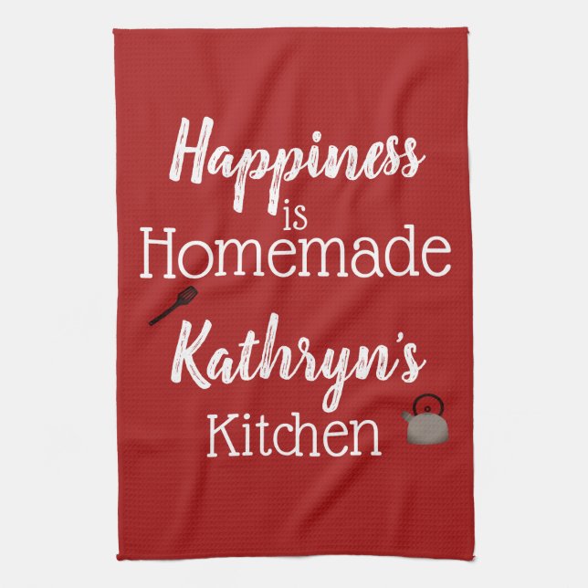 Personalisiertes "Homemade" Küchentücher (Vertikal)