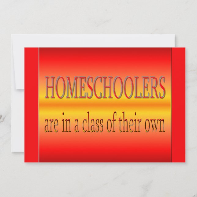 Personalisiertes Homeschoolers Abschluss-Party Einladung (Vorderseite)