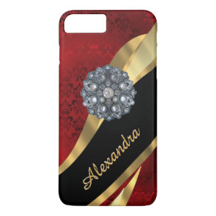 Personalisiertes hübsches elegantes rotes Case-Mate iPhone hülle