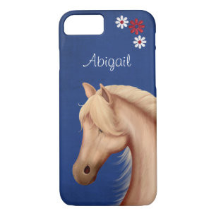 Personalisiertes Hübsches Palomino Pferd iPhone 7 title_seo2