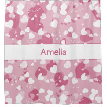 Personalisiertes hübsches rosa Liebesherz