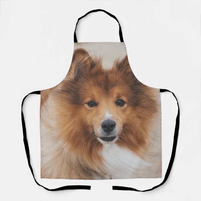 Personalisiertes Hund Lover Foto Schürze (Vorderseite)