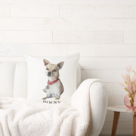 Personalisiertes Hunde-Foto | Benutzerdefinierter  Kissen