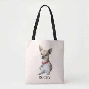 Personalisiertes Hunde-Foto Benutzerdefinierter Tasche