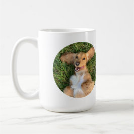 Personalisiertes Hunde-Foto mit Text | Individuell Kaffeetasse