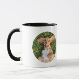 Personalisiertes Hunde-Foto mit Text | Individuell Tasse