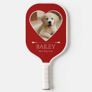 Personalisiertes Hunde-Foto Pickleball Schläger