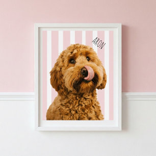 Personalisiertes Hunde-Fotoplakat   Individueller  Poster