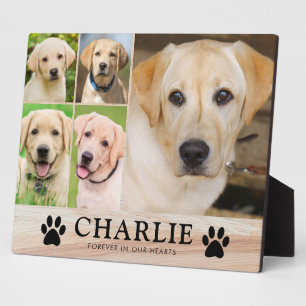 Personalisiertes Hunde-Gedenkfoto-Andenken Fotoplatte