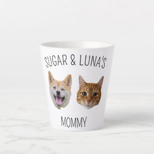 Personalisiertes Hunde-Katze-Foto, Niedliches Gesc Milchtasse