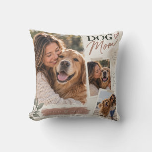 Personalisiertes Hunde-Mama-Foto-Collage-Wurfkisse Kissen