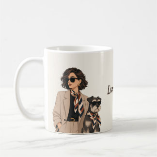 "Personalisiertes Hunde-Mama-Geschenk" "Benutzerde Kaffeetasse
