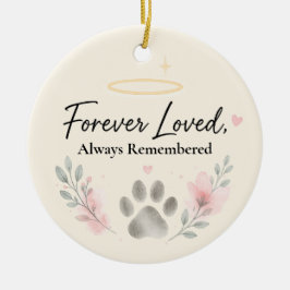 Personalisiertes Hunde-Memorial-Ornament Keramik Ornament