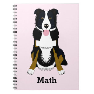 Personalisiertes Hunde-Muster-Notizbuch Notizblock