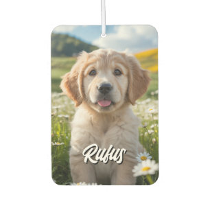 Personalisiertes Hunde- oder Katzengeschenk mit in Autolufterfrischer
