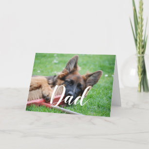 Personalisiertes Hunde-Vater Lustiges Foto Alles G Karte