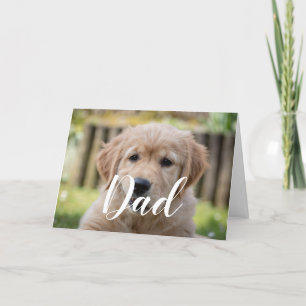 Personalisiertes Hundepapa Lustiges Foto Frohen Va Karte