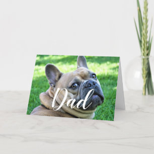Personalisiertes Hundepapa Lustiges Foto Frohen Va Karte