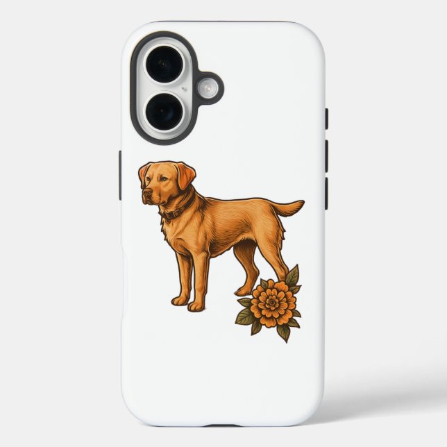 Personalisiertes Hunderassen-Handyhülle für iPhone 16 Hülle (Rückseite)