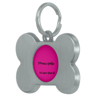 Personalisiertes Hundetagg mit Glanz Tiermarke