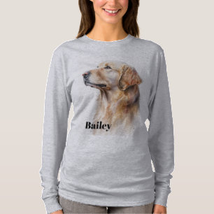 Personalisiertes Hundporträt-Shirt – Benutzerdefin T-Shirt