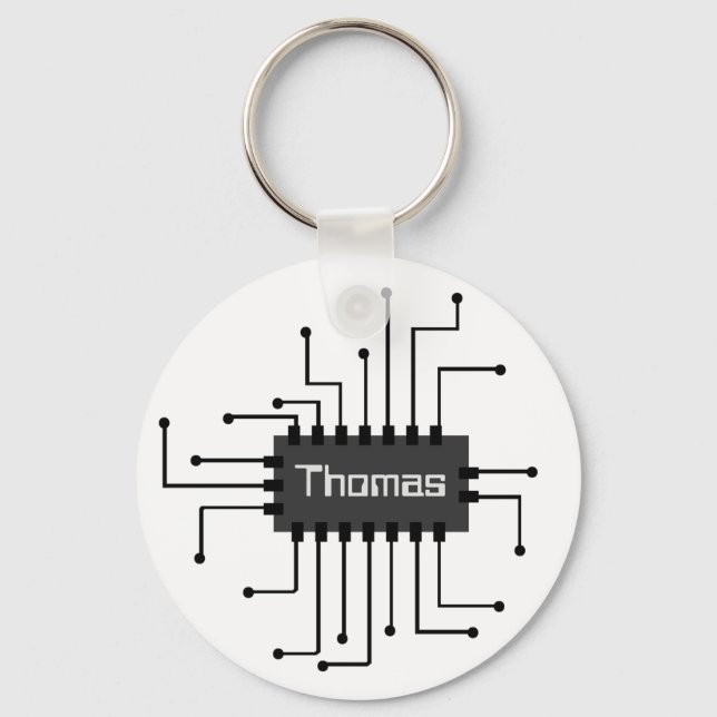 Personalisiertes IC-Chip-Image Schlüsselanhänger (Vorderseite)