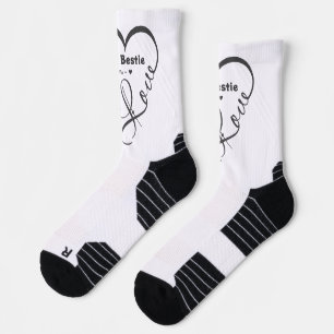 Personalisiertes Ich liebe meine beste Freundin • Socken