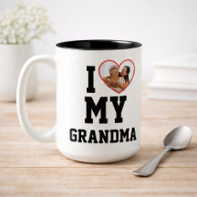 Personalisiertes Ich liebe meine Oma Foto