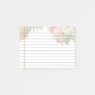 Personalisiertes, individualisierbares Linenpapier Post-it Klebezettel