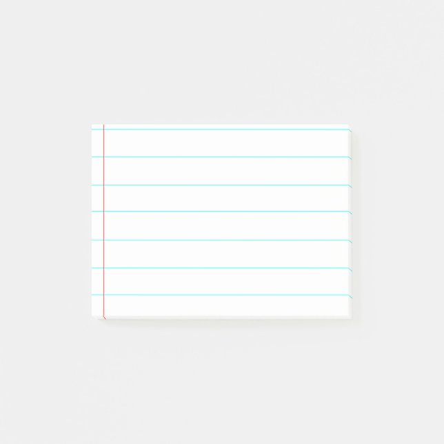 Personalisiertes, individualisierbares Linenpapier Post-it Klebezettel (Vorderseite)