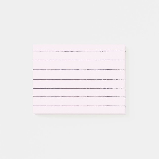 Personalisiertes, individualisierbares Linenpapier Post-it Klebezettel (Vorderseite)