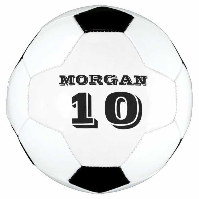 Personalisiertes individuelle Name-Team Fußball (Vorderseite)
