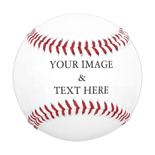 Personalisiertes individuelles Foto Baseball (Vorderseite)