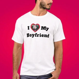 Personalisiertes individuelles Foto Ich liebe mein T-Shirt