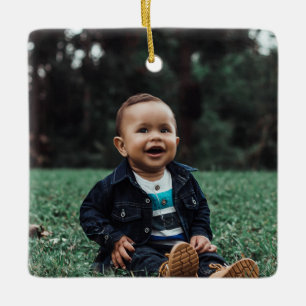 Personalisiertes individuelles Foto Keramikornament